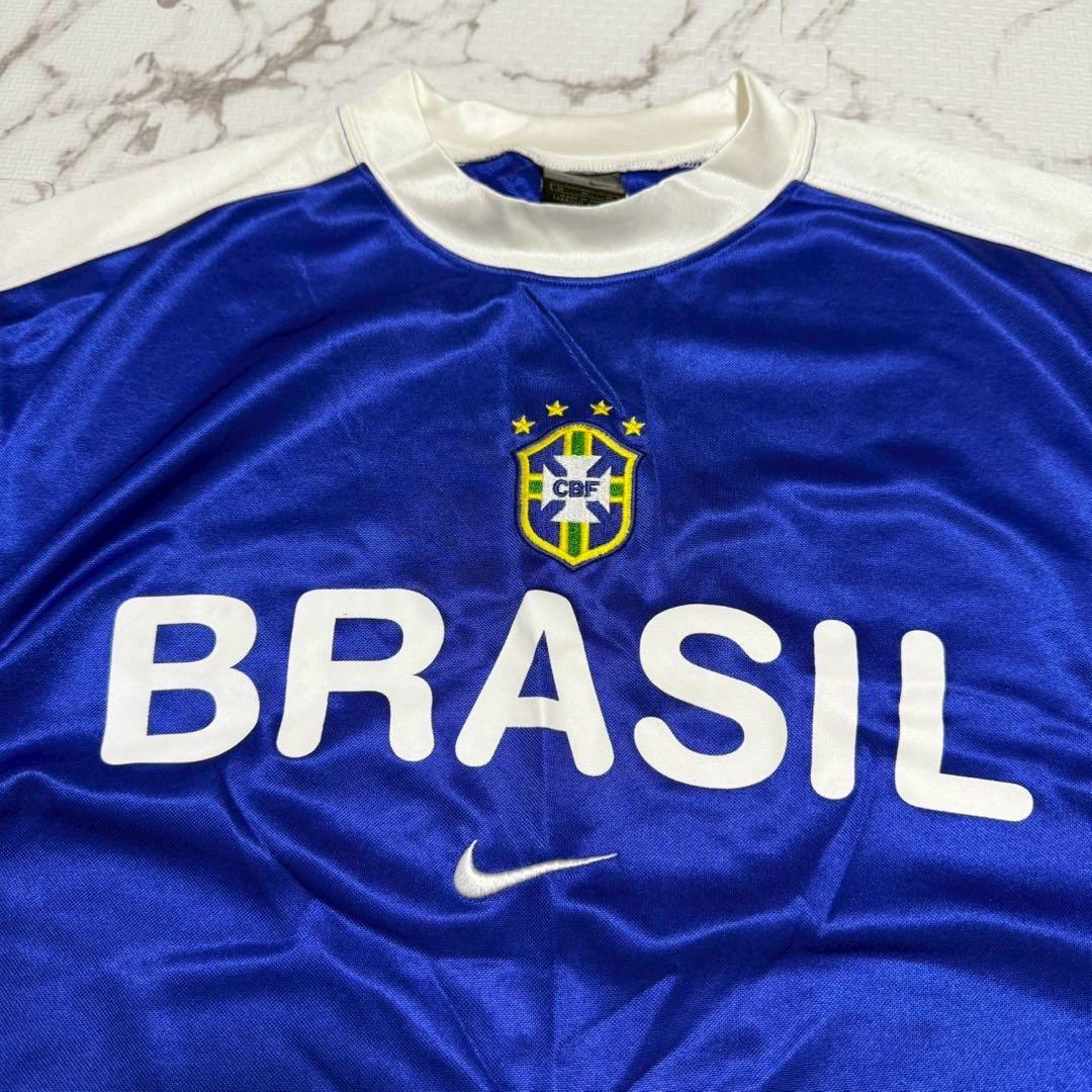 レア色 ブラジル代表 2002年 NIKE製 トレーニングジャージ ユニフォーム