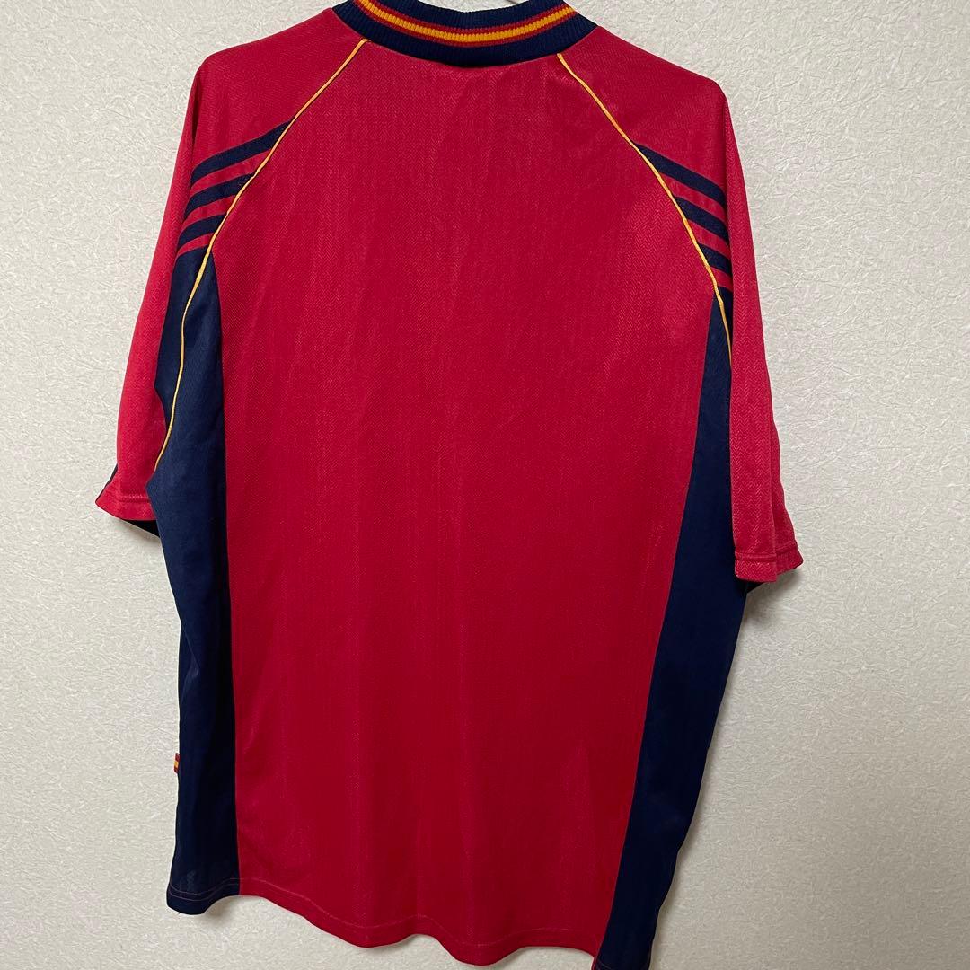 スペイン代表 98-99 Vネック ユニフォーム 海外L 日本XL相当