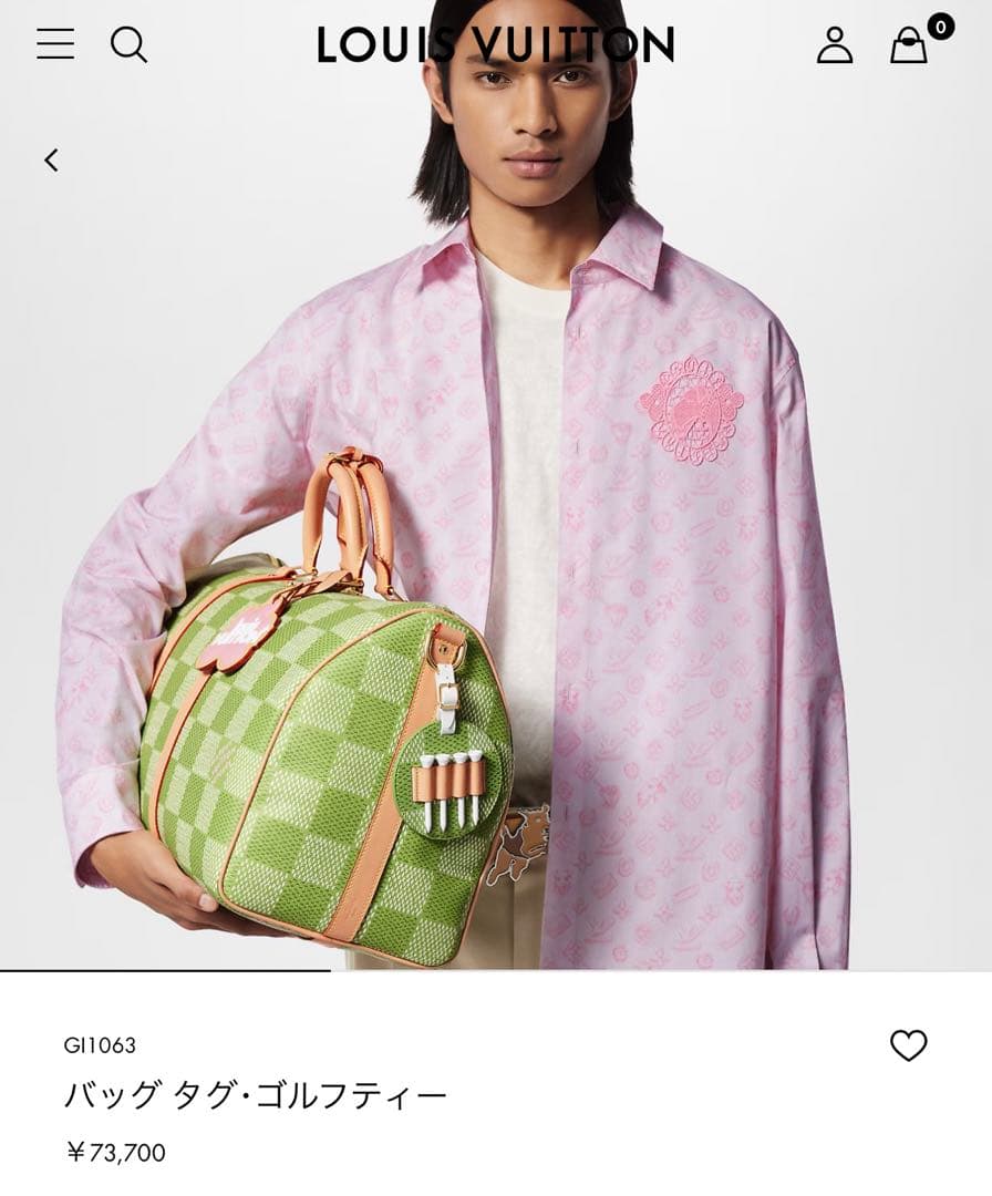 【新品】LOUIS VUITTON バッグ タグ・ゴルフティー　袋箱付き