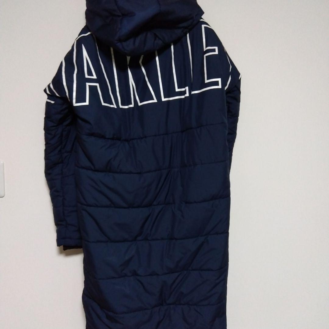 MARLET フード付きネイビー ベンチコート
