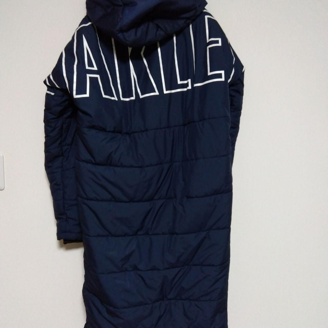 MARLET フード付きネイビー ベンチコート