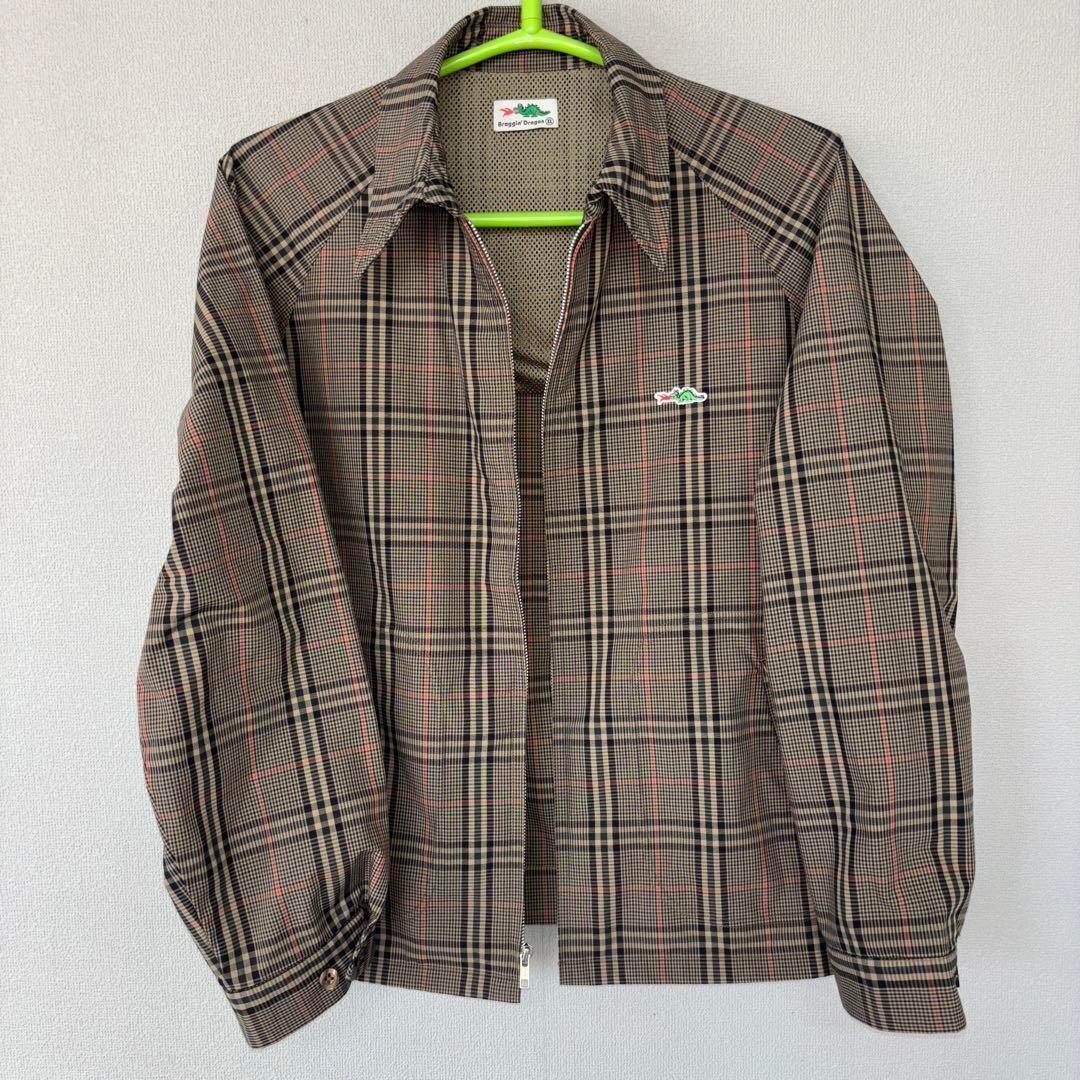 メンズウェア Braggin'Dragon GOLF JACKET CHECK XL
