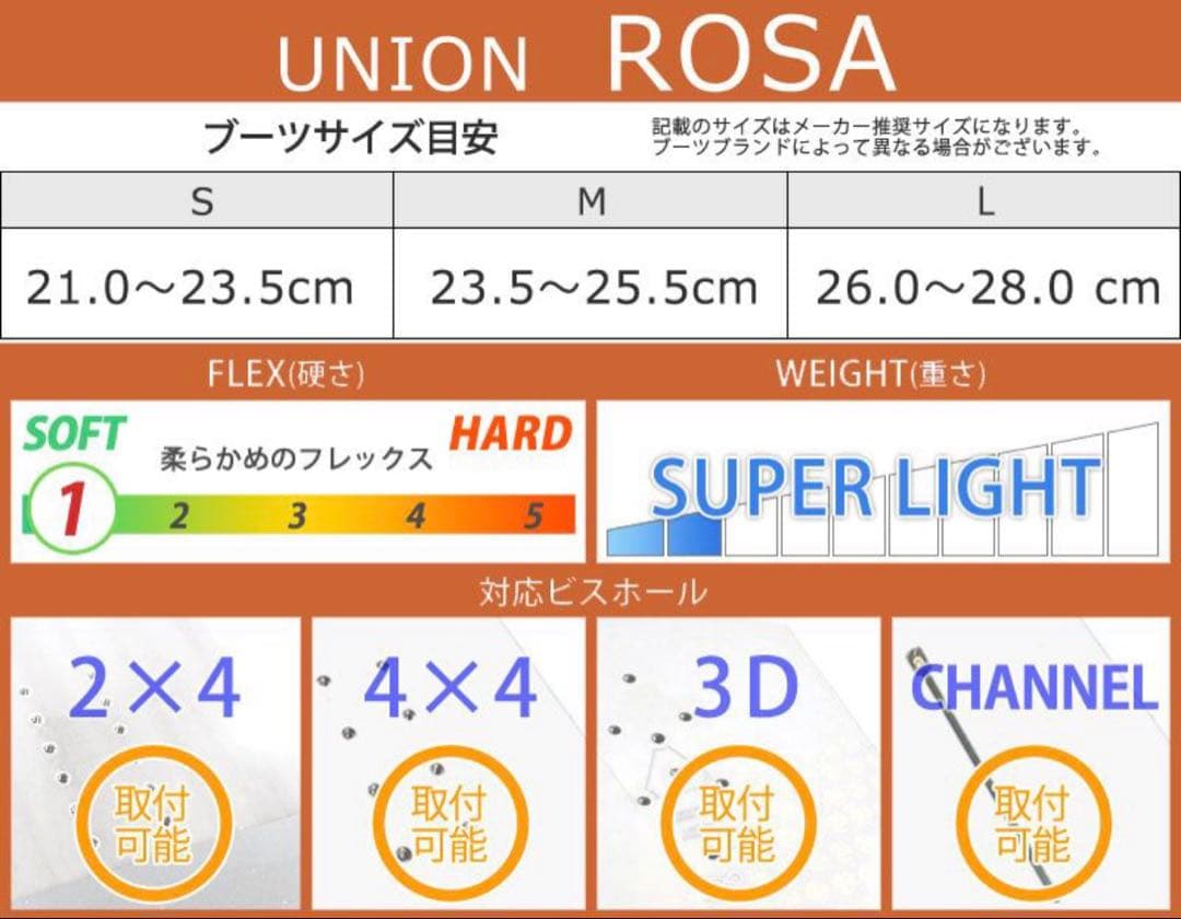 UNION　ROSA Ｓサイズ　レディース　新品未使用