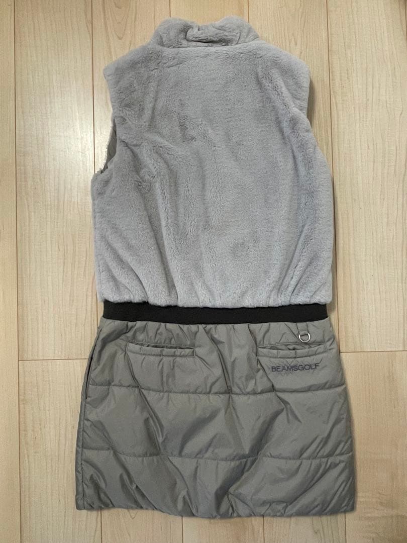 BEAMS GOLF レディース　ボアワンピース L 中綿