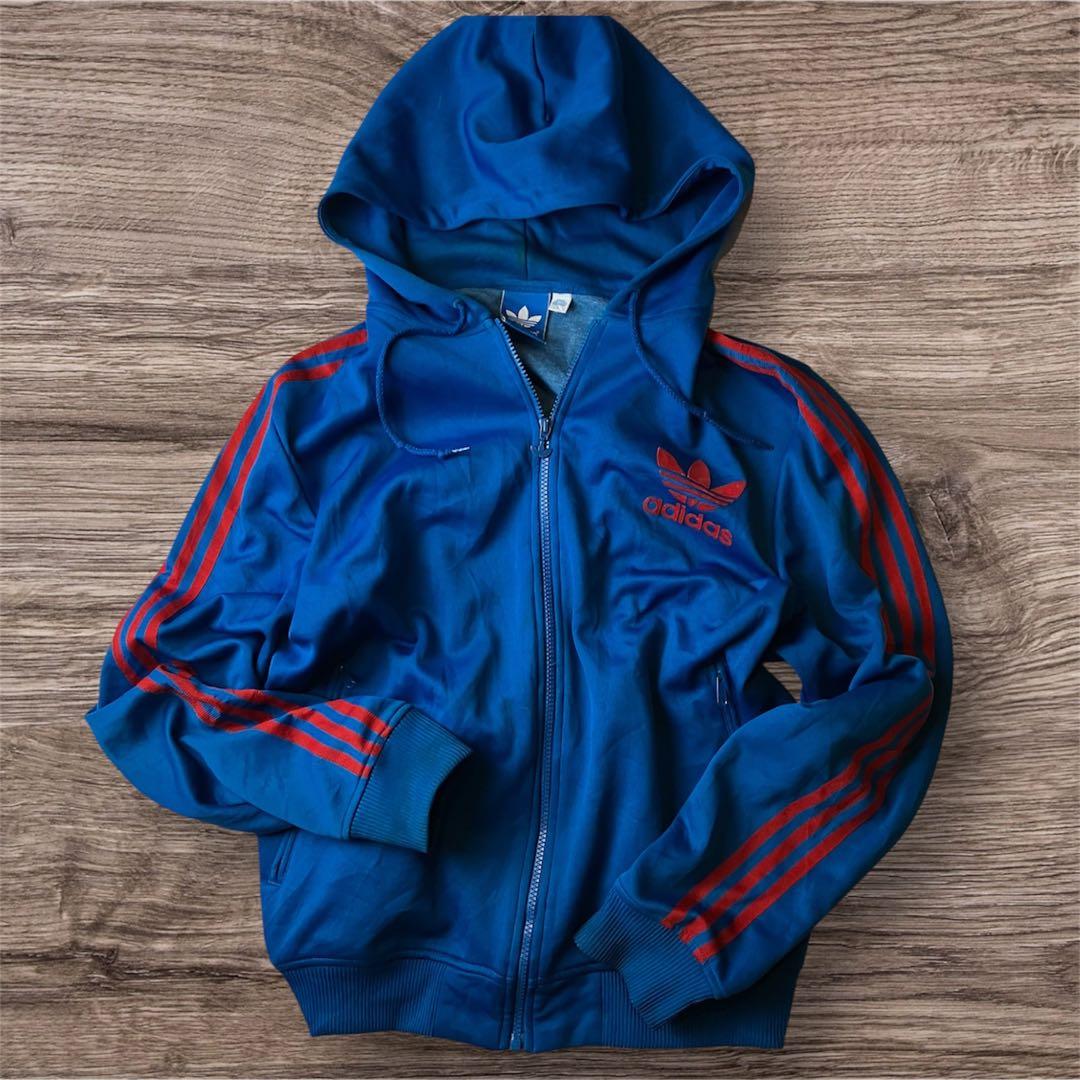 ファイヤーバード　アディダス　adidas フード付きジャケット Lサイズ