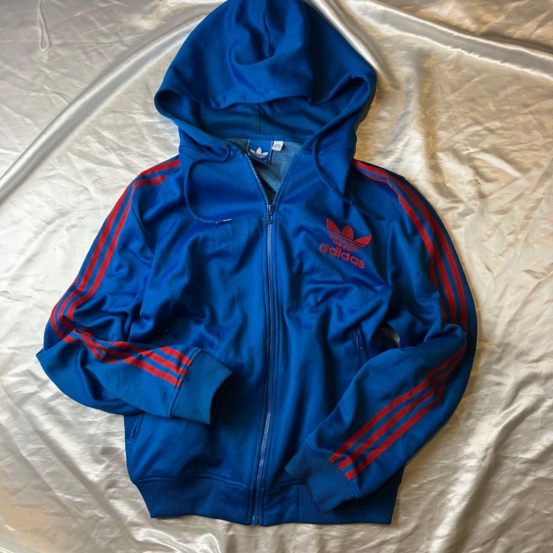 ファイヤーバード　アディダス　adidas フード付きジャケット Lサイズ