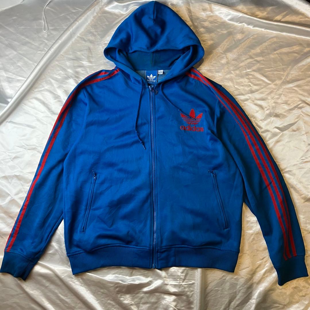 ファイヤーバード　アディダス　adidas フード付きジャケット Lサイズ