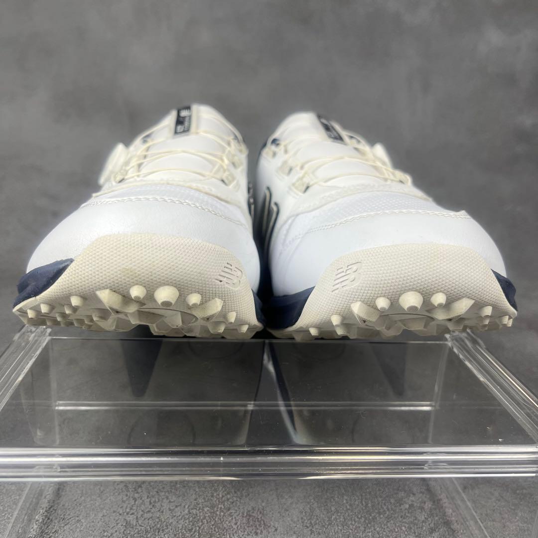 【美品】ニューバランス ゴルフシューズ UGBS996 ボア付き 白 29.0