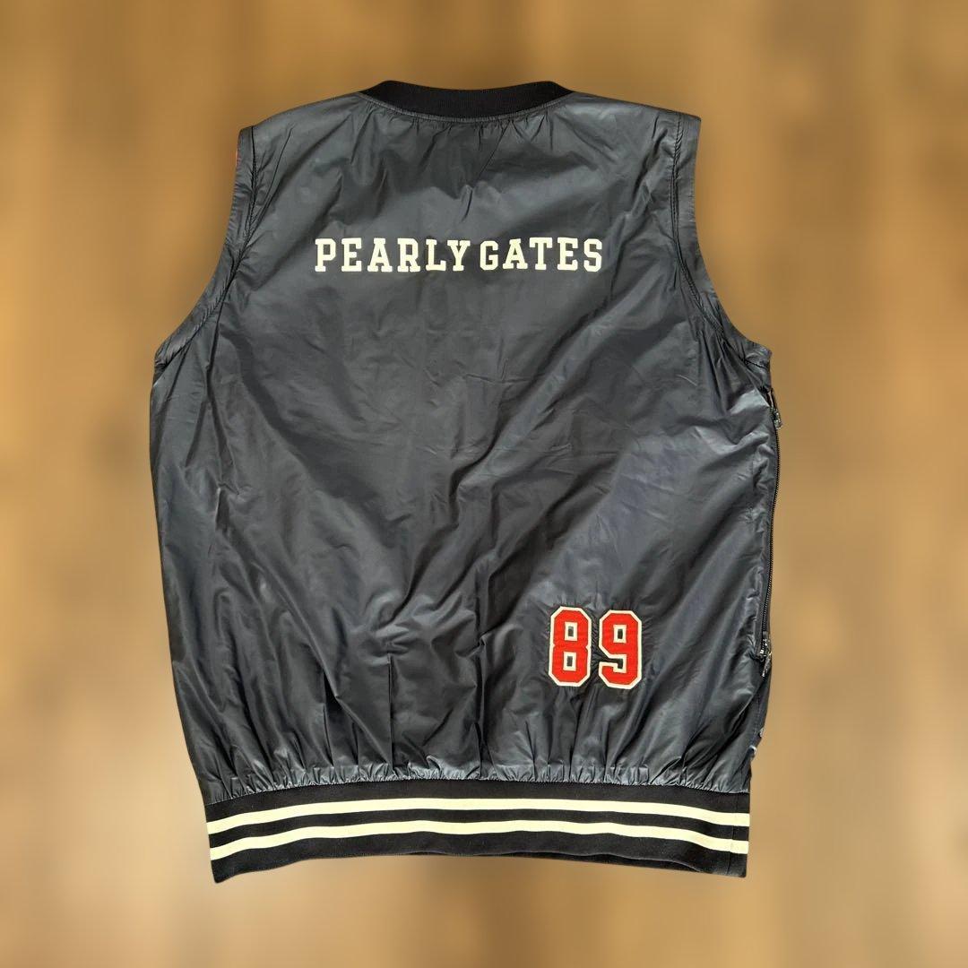 PEARLY GATESパーリーゲイツ リバーシブル ナイロンブルゾン Vネック