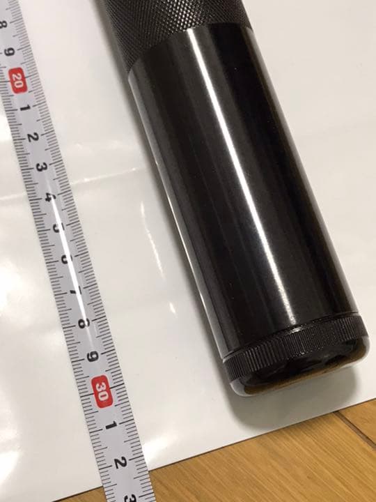マグライトMAGLITE  Made in USA 単1電池3個 中古ブラック