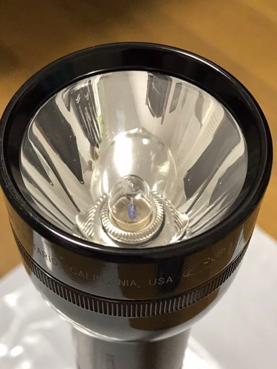 マグライトMAGLITE  Made in USA 単1電池3個 中古ブラック
