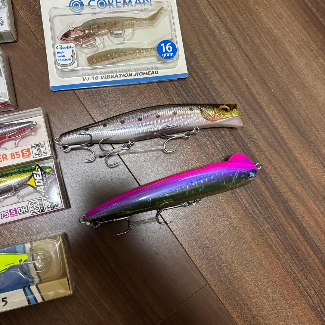 シーバスルアーまとめ売り カゲロウ155 スネコン150 ダイワ コアマン