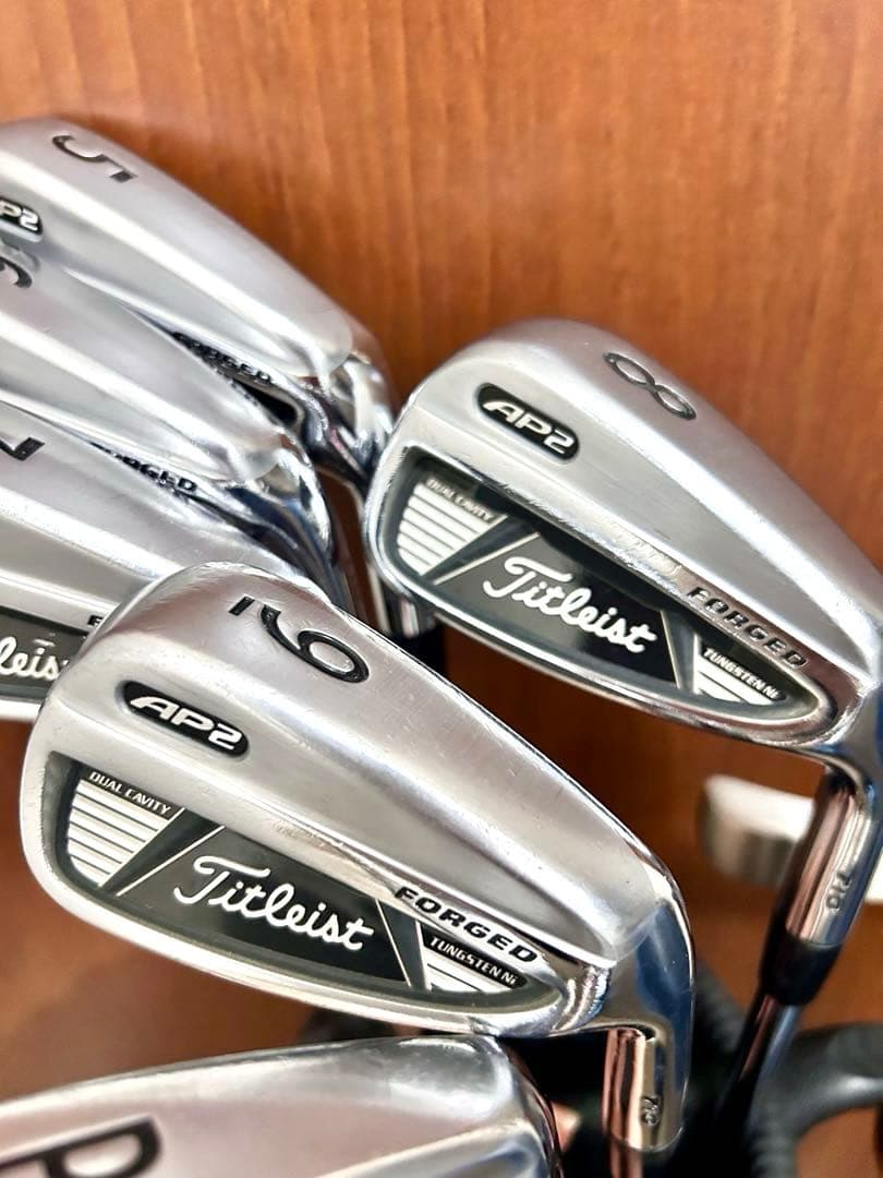 美品■Titleist AP2 フォージドアイアンセット　クラブケース付き　Ｓ
