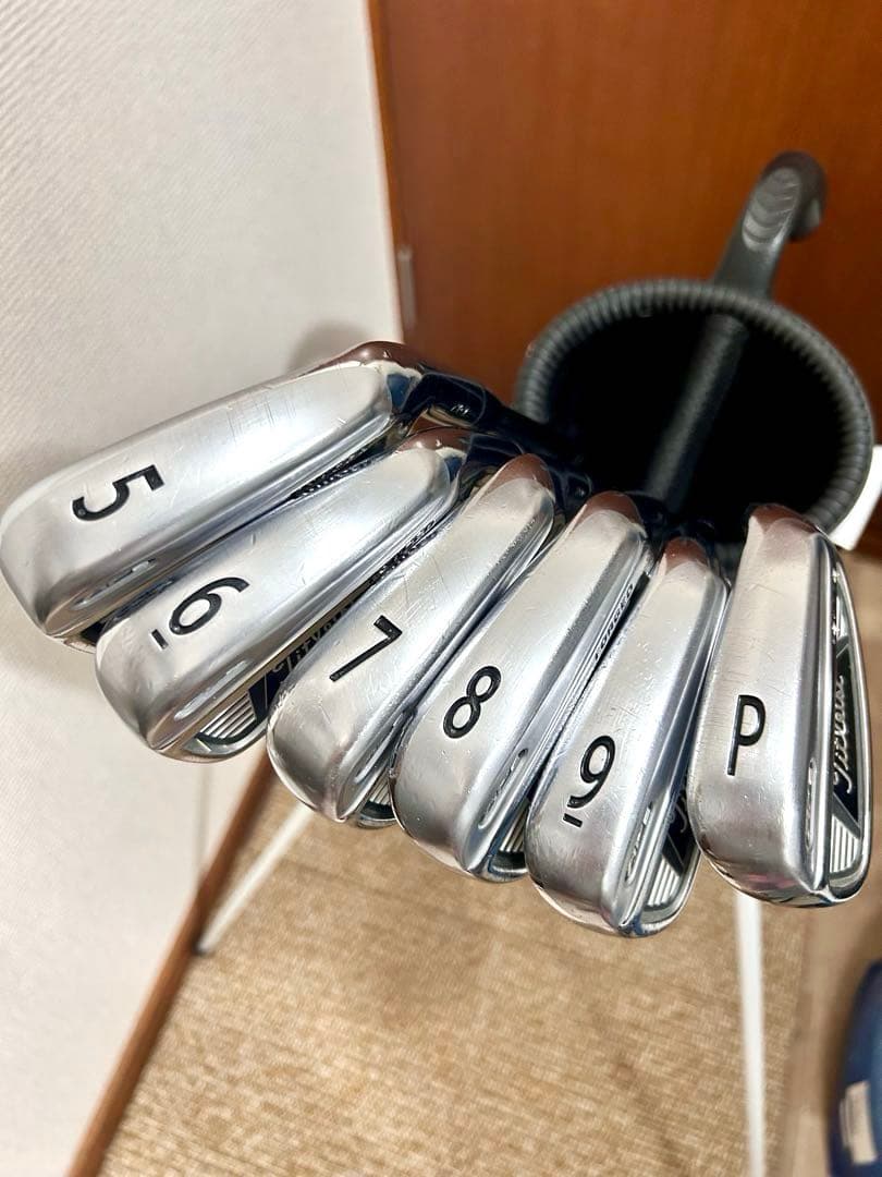 美品■Titleist AP2 フォージドアイアンセット　クラブケース付き　Ｓ