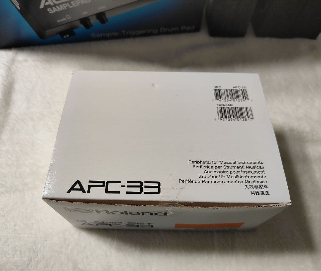 《美品》Roland CLAMP SET APC-33 サンプリングパッド取付