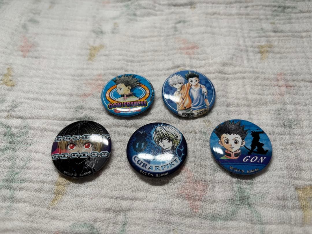 HUNTER×HUNTER 旧アニメ版 ティンバッジ 缶バッジ まとめ売り
