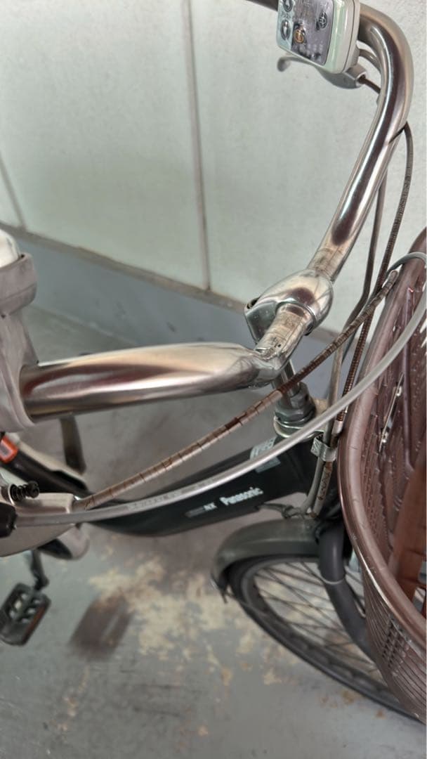 【引取のみ】電動アシスト自転車　ブラウン　パナソニック　ビビDX