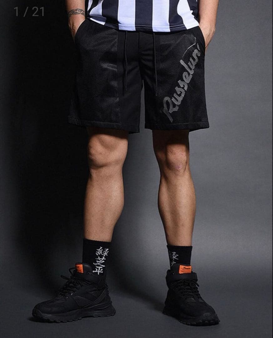 ラッセルノ russeluno ショートパンツ サイズXLブラック ゴルフウェア