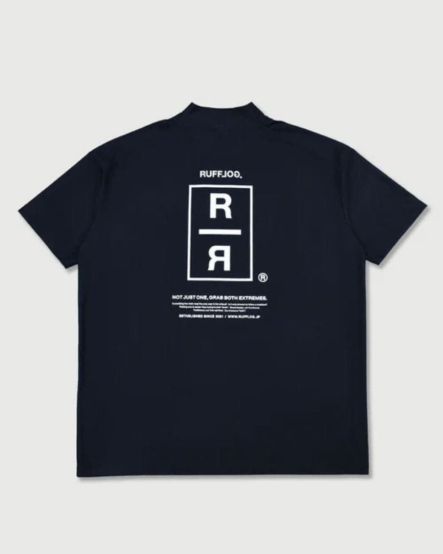 レディースウェア RUFFLOG R&R LOGO MOCK NECK SHIRTS BLACK