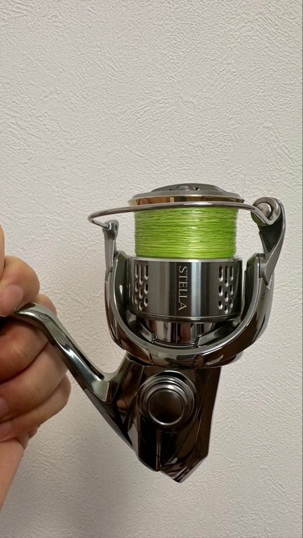 SHIMANO 18STELLA 3000MHG +スタジオオーシャンマークノブ