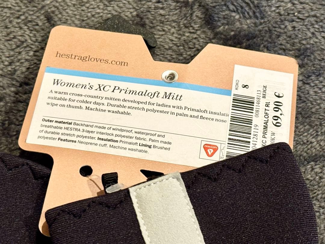 Hestra Primaloft Mitt 女性用 8号