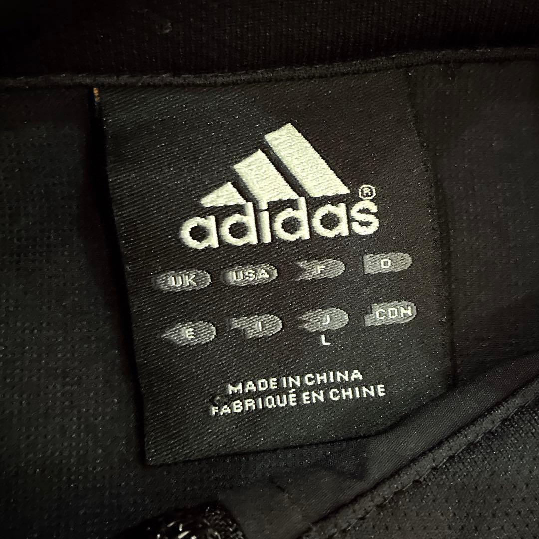 【極美品】adidas ジャージ 上下セット Lサイズ 黒×金　セットアップ