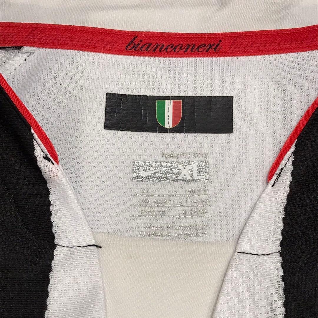 07-08 NIKE×JUVENTUS 半袖サッカーユニフォーム　刺繍ロゴ　XL