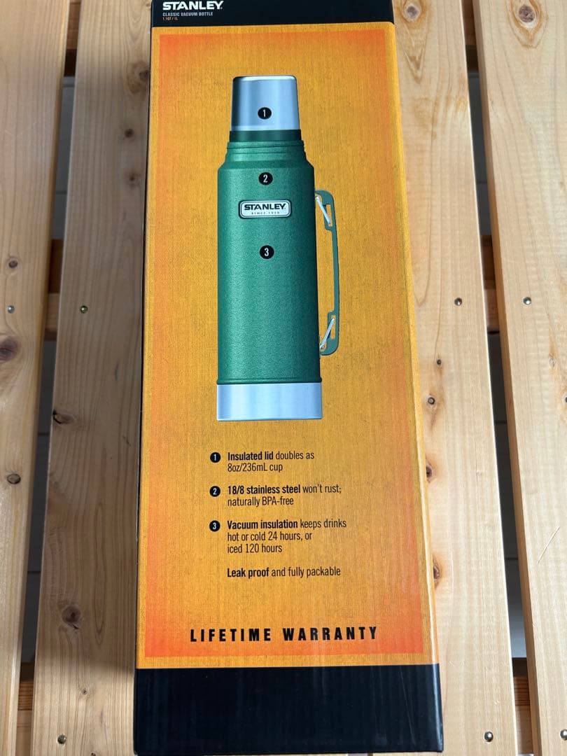 新品未使用　旧ロゴ　Stanley/スタンレークラシック真空ボトル1L