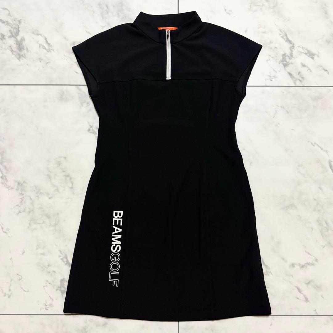 美品❣️BEAMS GOLF ビームスゴルフ　ワンピース 黒　S ゴルフウェア