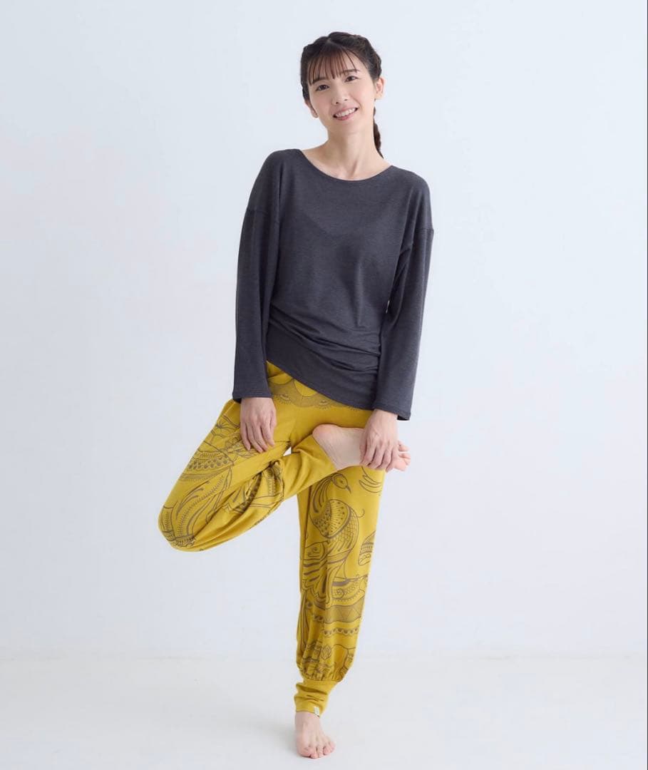 【新品】テジャス　ヨガパンツ　avani-bottom マスタード