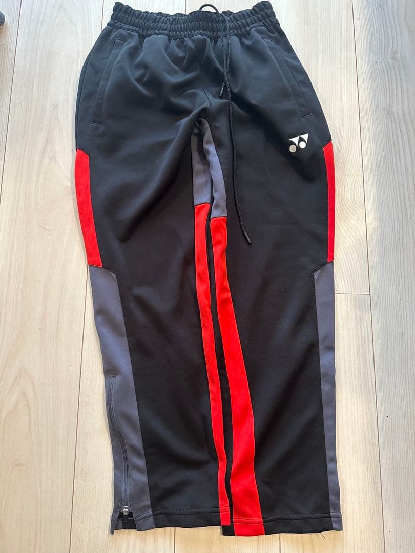 ヨネックス ニットウォームアップシャツ&パンツ　ジャージ上下セット美品XS