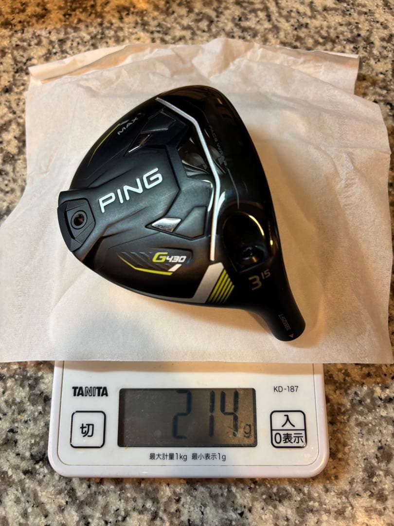 名器 PING G430 MAX 3W TOUR AD DI 5S 黄金スペック