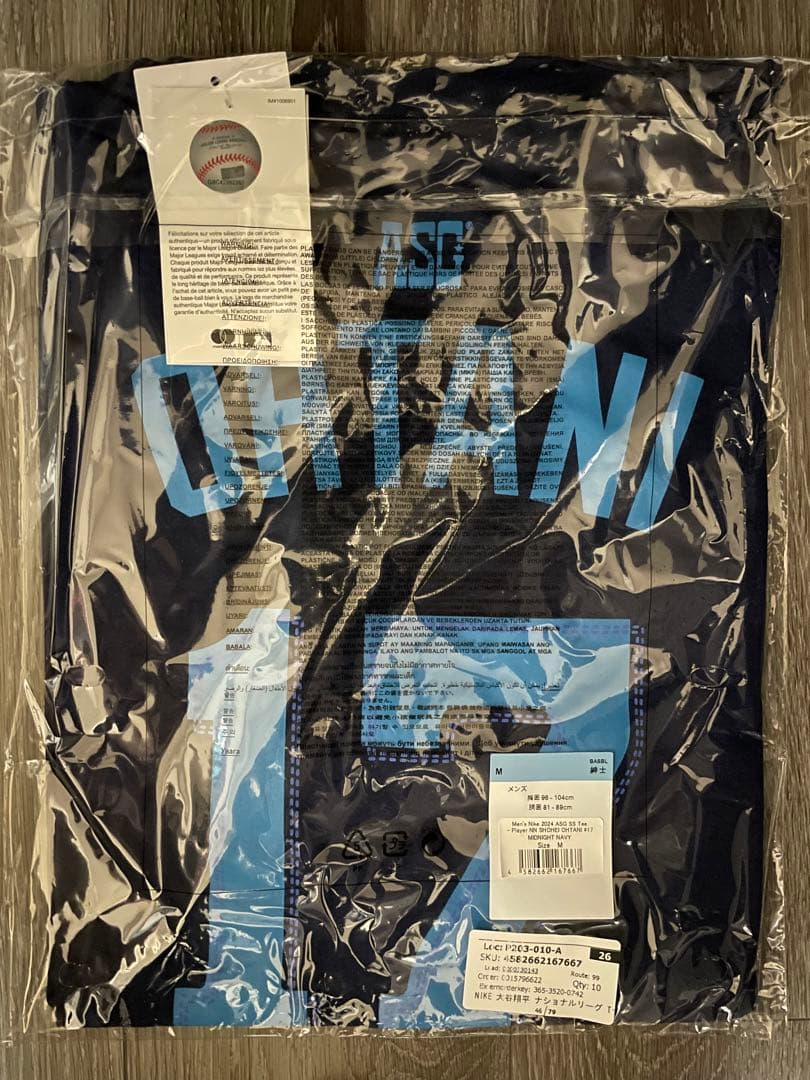 【2024オールスター・MLB公式正規品！】ドジャース 大谷翔平 背番号Tシャツ