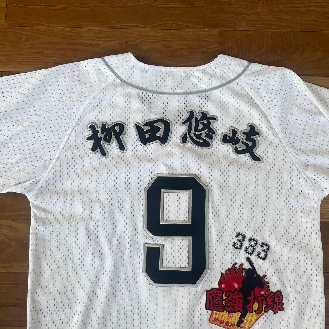 福岡ソフトバンクホークス 柳田悠岐 刺繍 ユニフォーム Mサイズ 9番