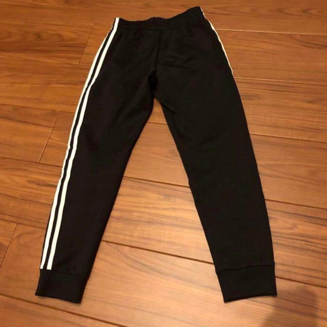 【adidas originals】ラインジャージパンツ　ブラック　XSサイズ