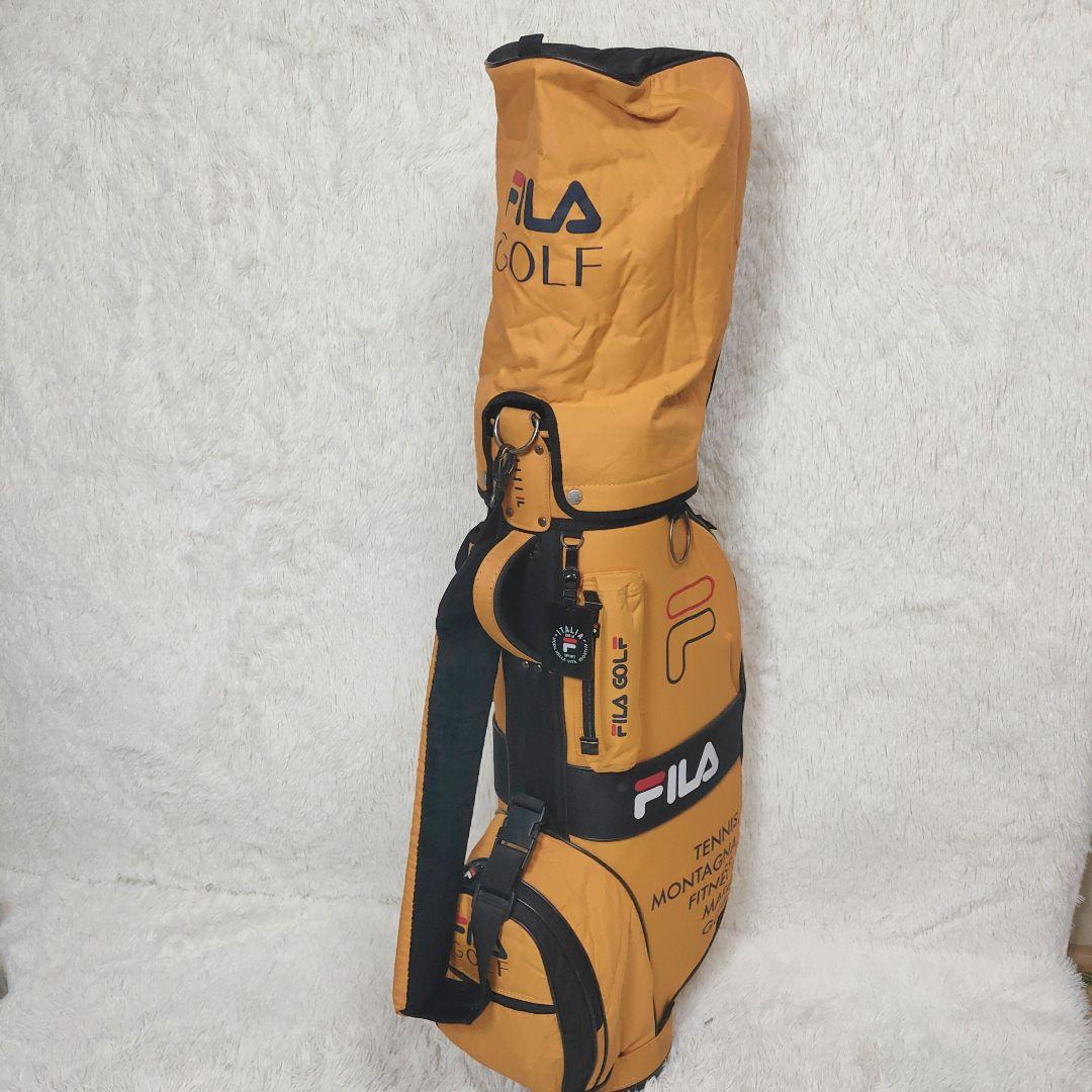 【人気モデル】FILA GOLF キャディバッグ イエロー