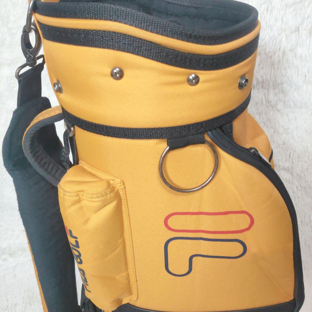【人気モデル】FILA GOLF キャディバッグ イエロー