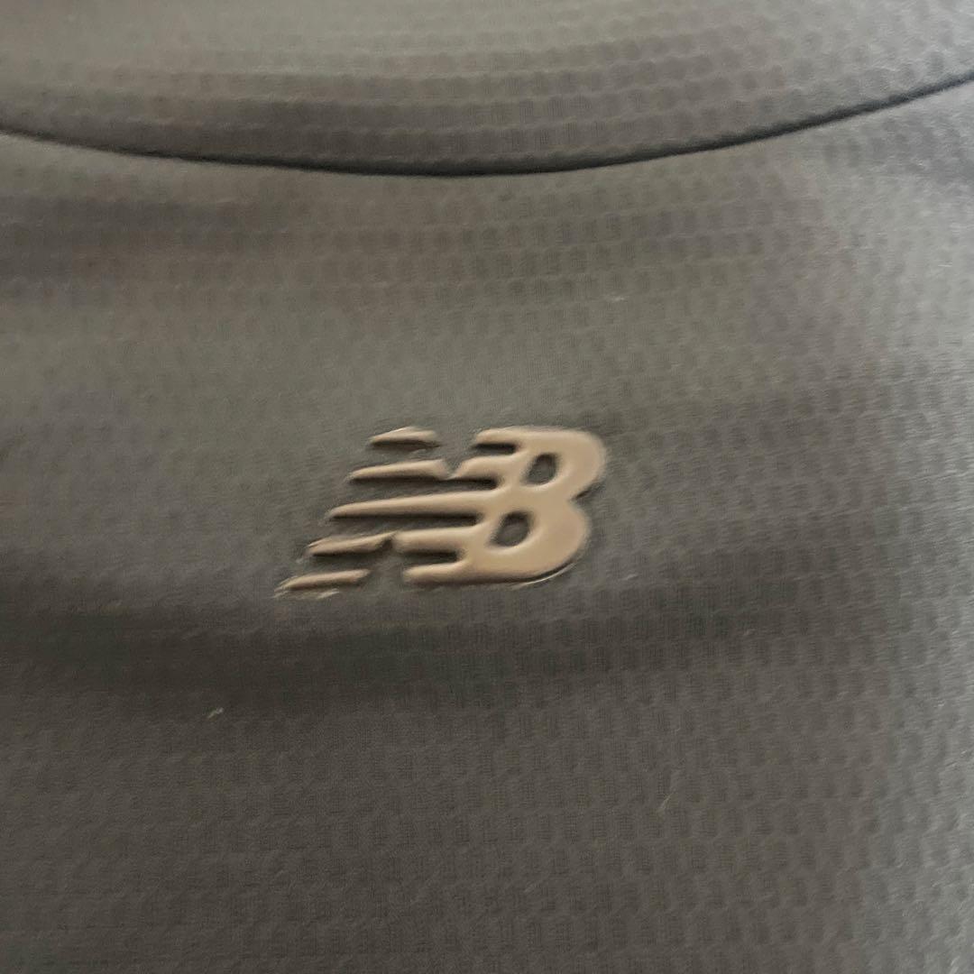 NEW BALANCE GOLF 半袖モックネックワンピース ブラックホワイト0