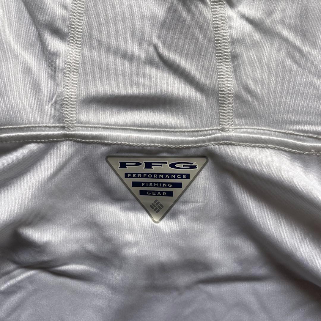 新品　25年春夏　コロンビアPFG　ターミナル タックル フーディー　白　L