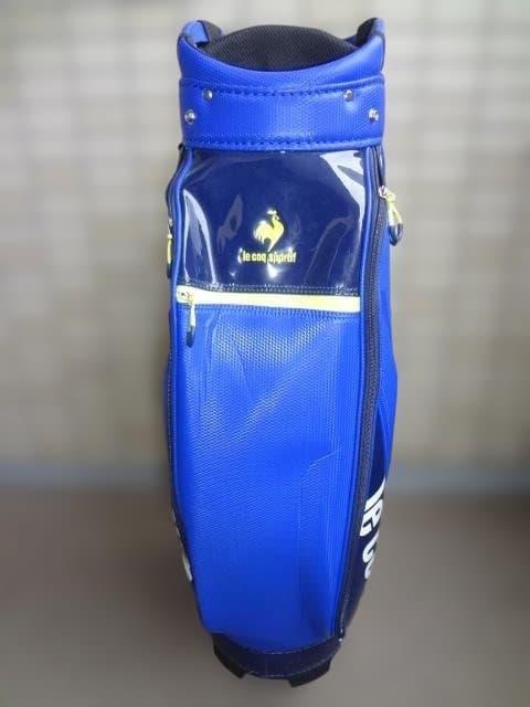 ルコック / le coq GOLF 9.5型 4口キャディバッグ ブルー 美品