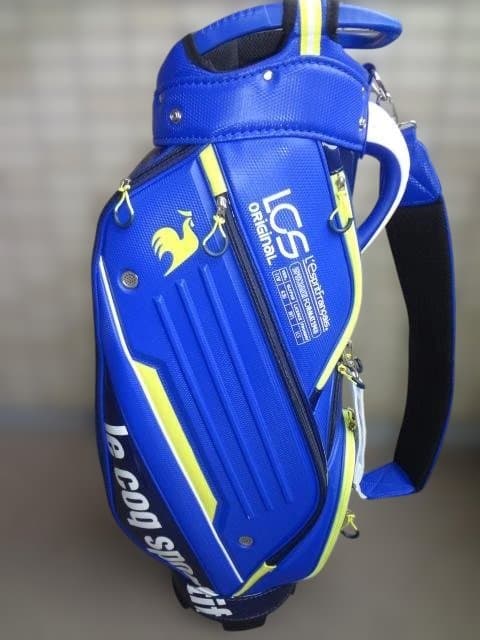 ルコック / le coq GOLF 9.5型 4口キャディバッグ ブルー 美品