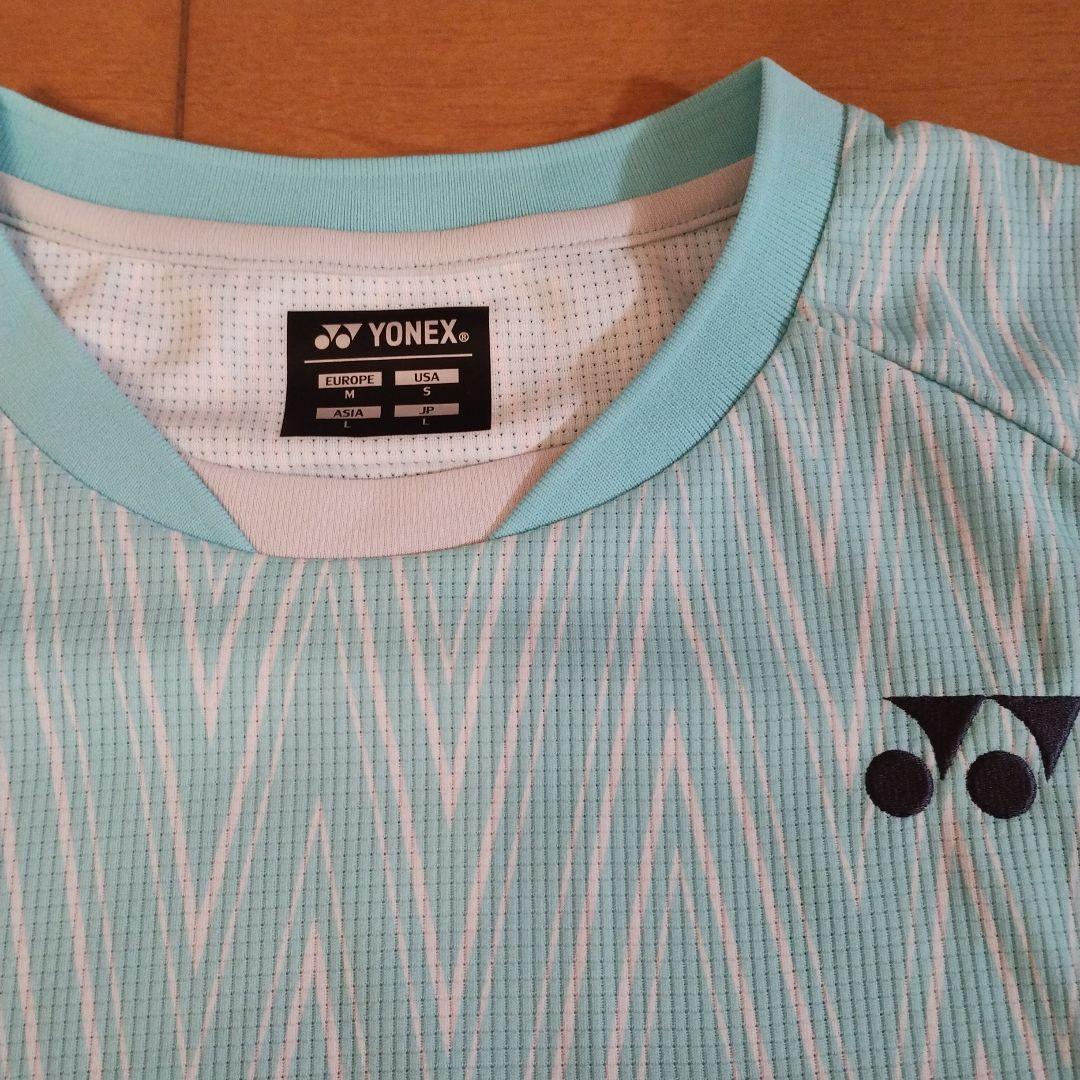 YONEX 水色 Lサイズ Tシャツ