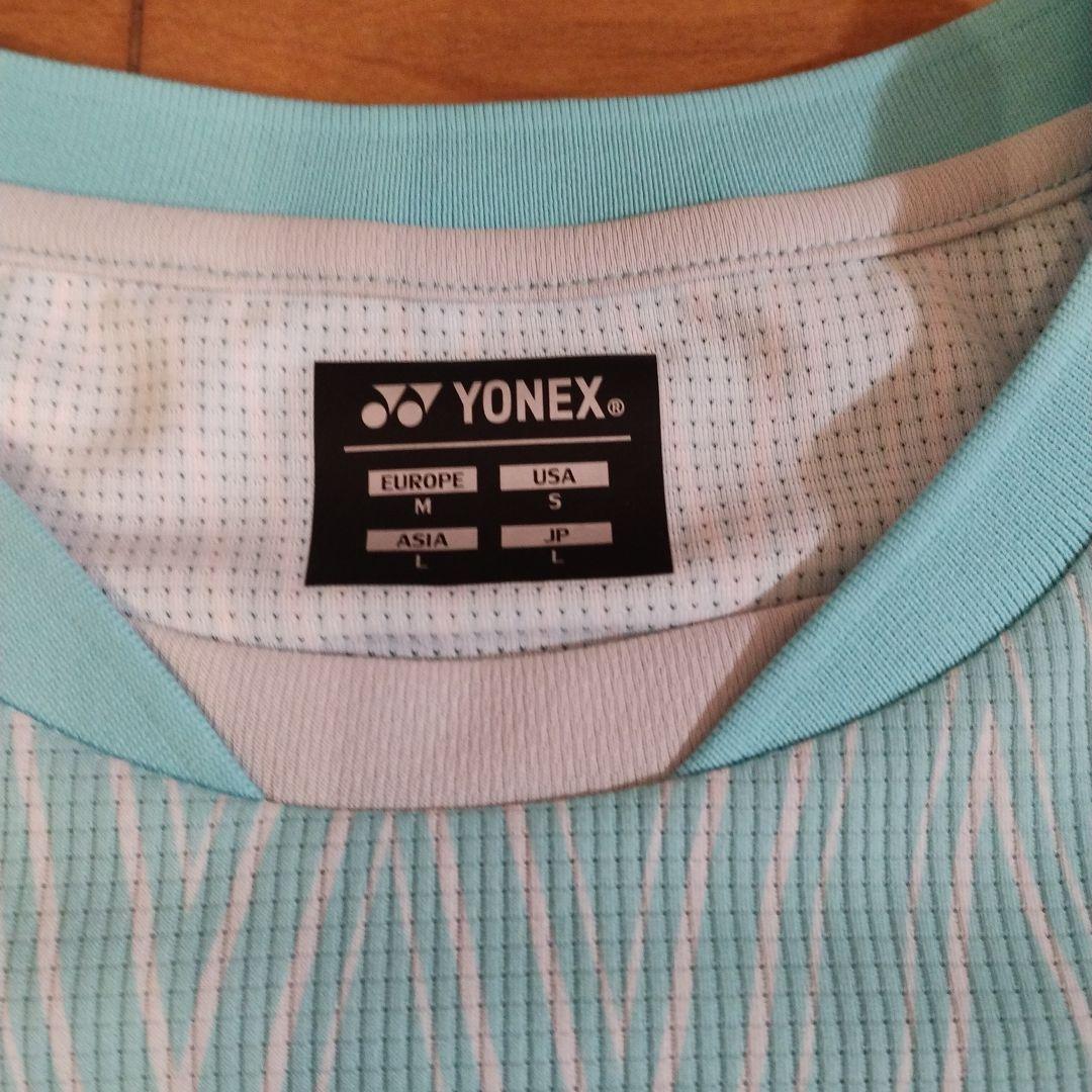 YONEX 水色 Lサイズ Tシャツ