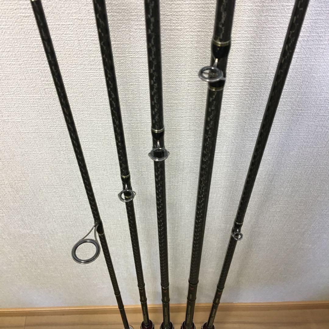 ポイズングロリアス　ジャッカル　ロッド５本セット