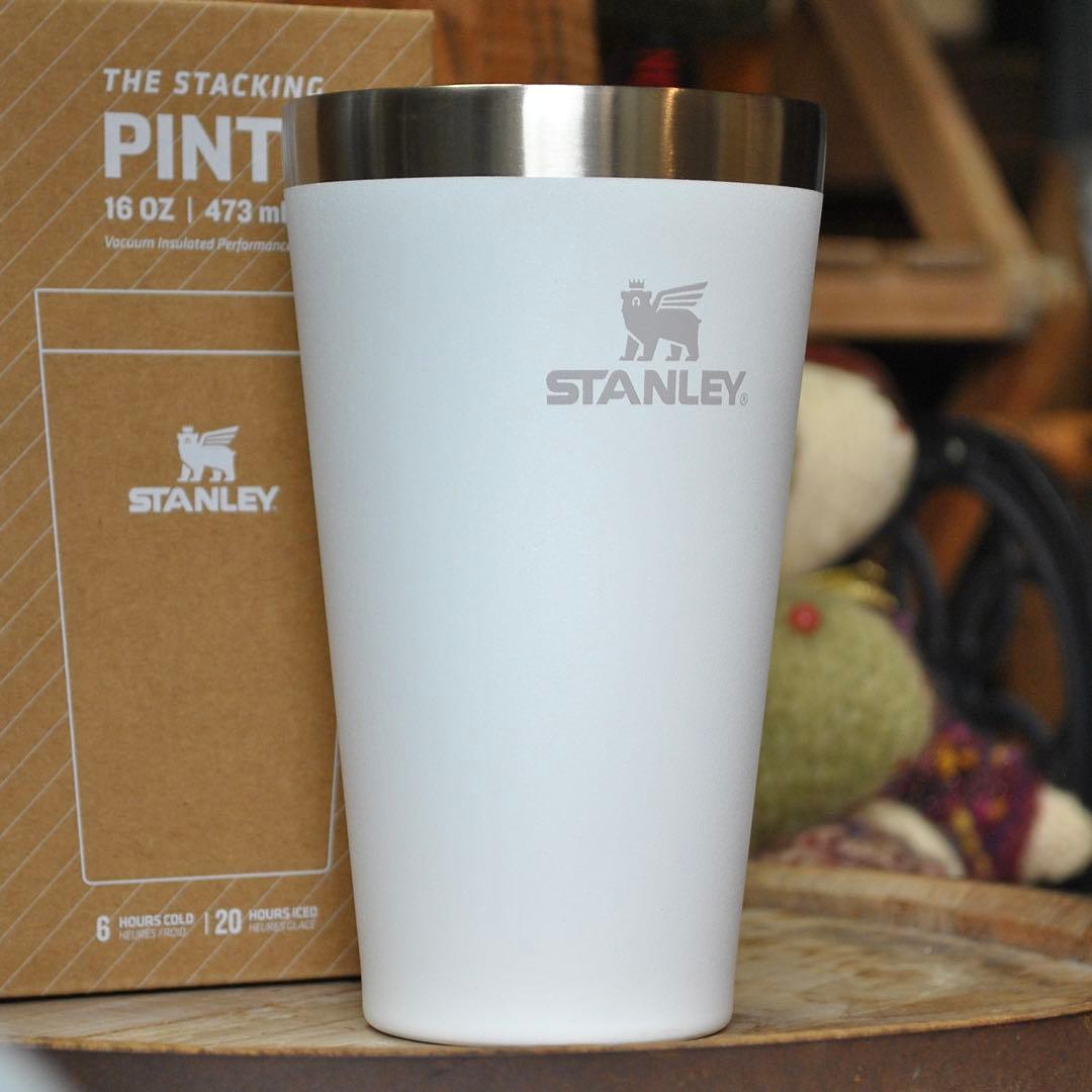 STANLEYスタッキング真空パイント0.47L【2色セット】フロスト＆ブラック
