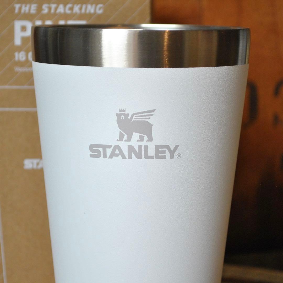 STANLEYスタッキング真空パイント0.47L【2色セット】フロスト＆ブラック