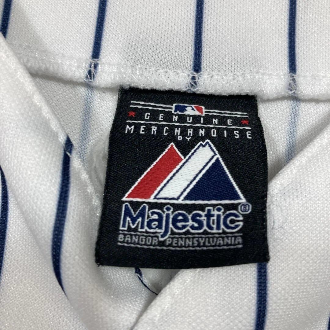 極美品 マジェスティック ニューヨークヤンキース デレクジーター ユニフォーム