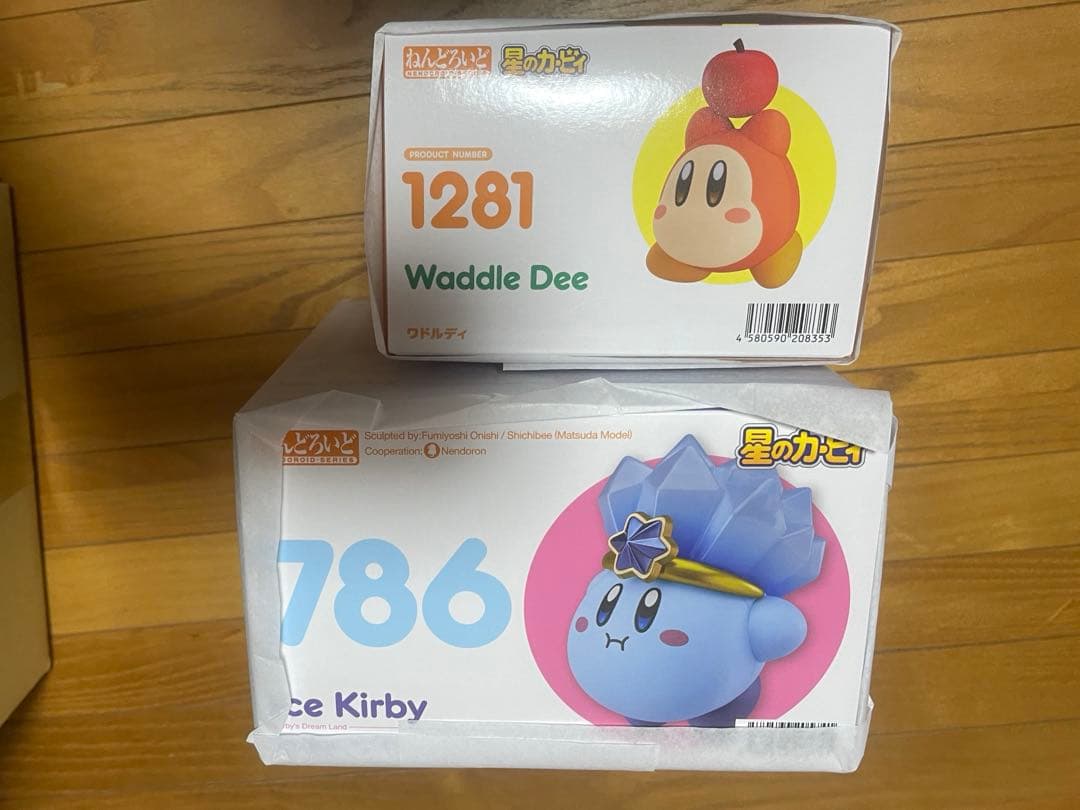 星のカービィ　ねんどろいど　786 ワドルディ　1281 アイスカービィ特典付き