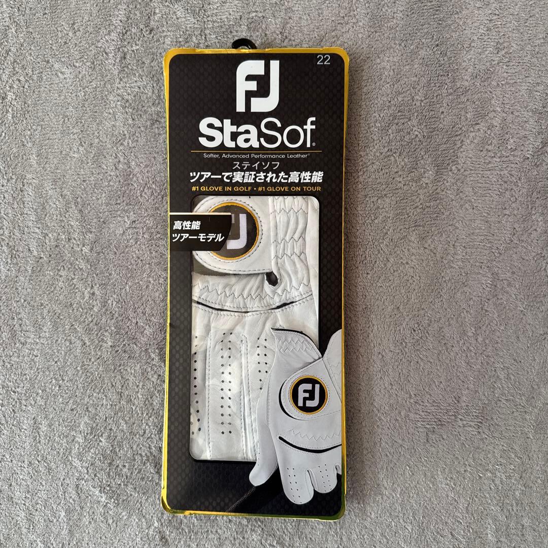 FJ StaSof ゴルフグローブ ホワイト 22他6点