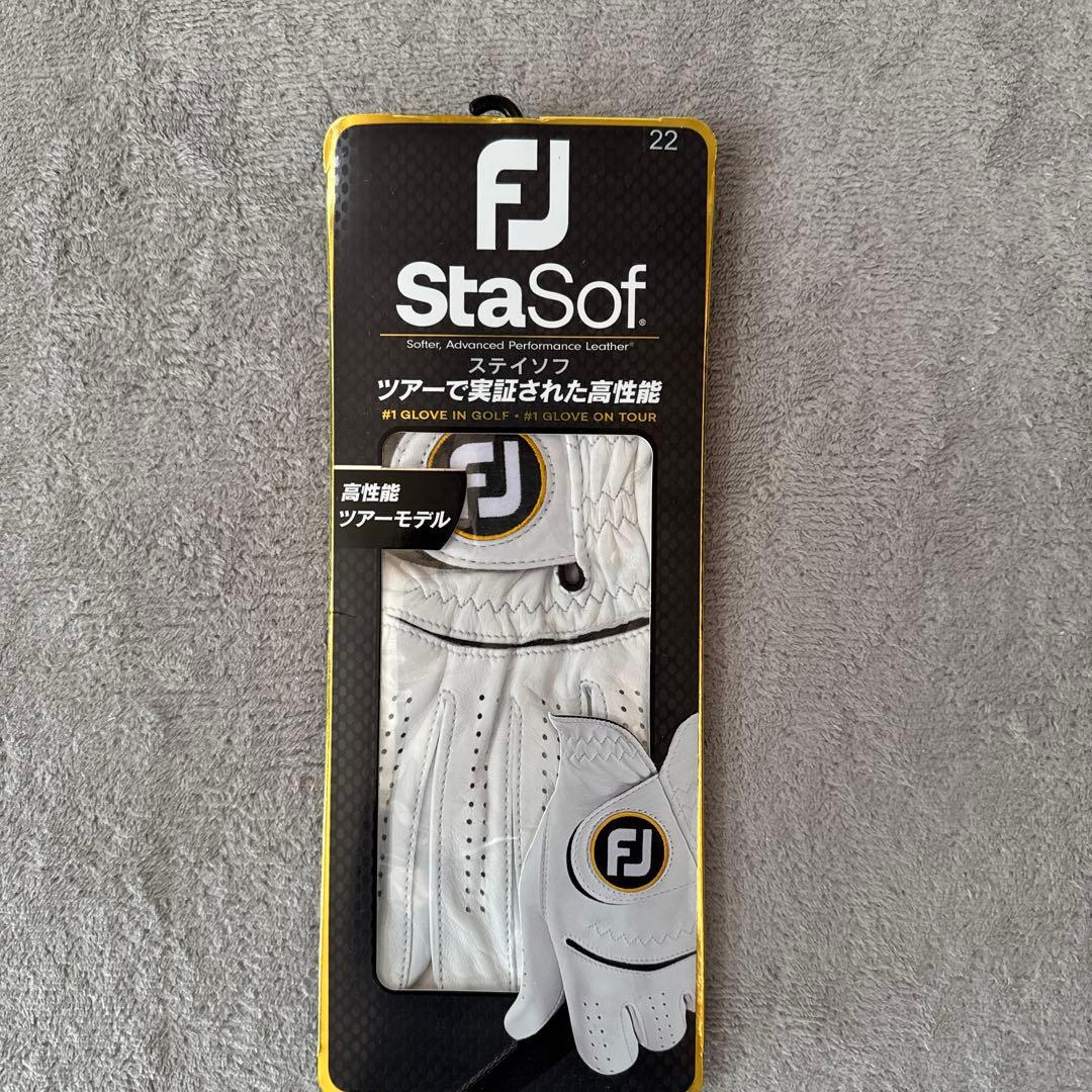 FJ StaSof ゴルフグローブ ホワイト 22他6点